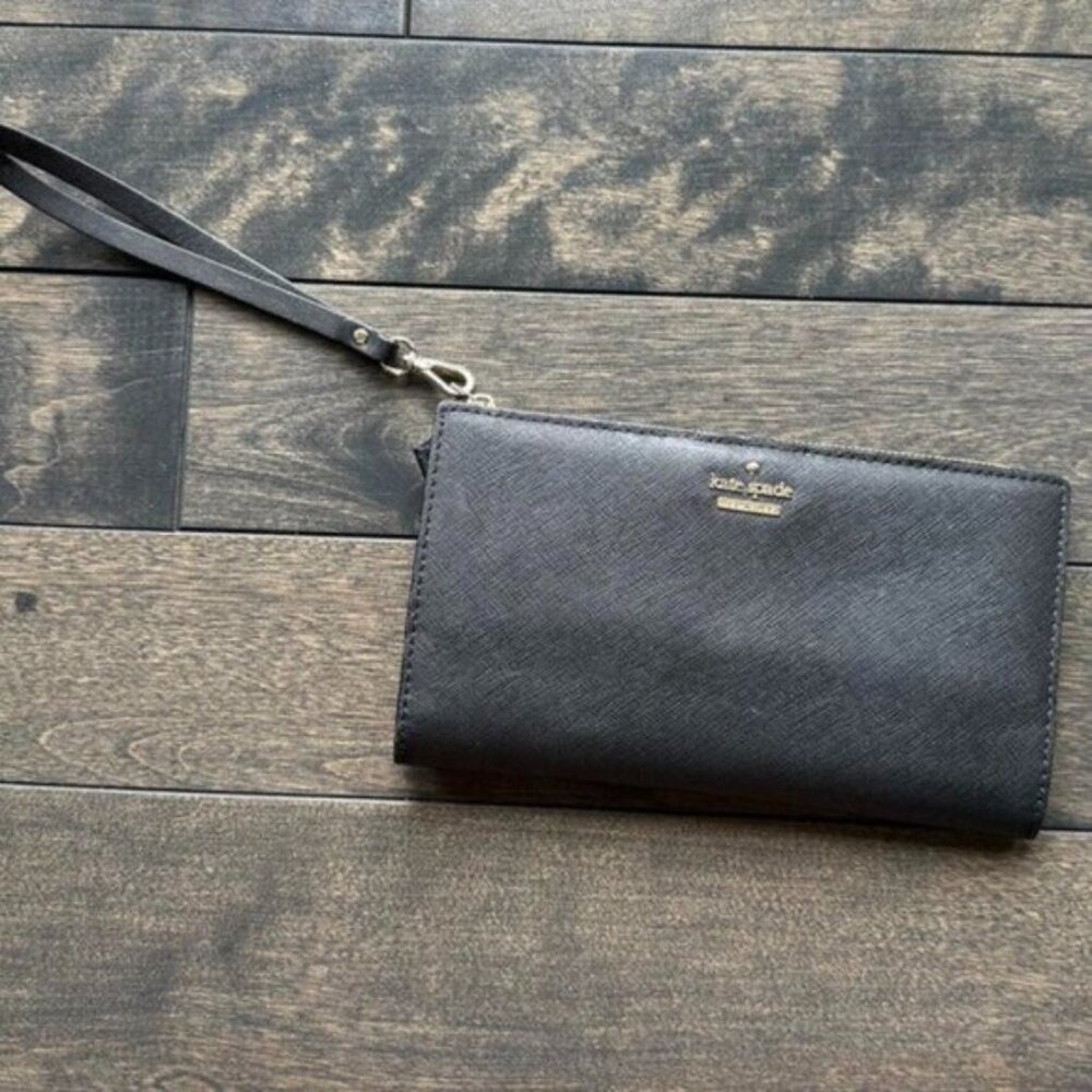 Kate Spade Leather Wristlet Wallet